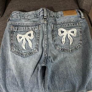 Abercrombie Kids Denim Low Rise Baggy Jeans